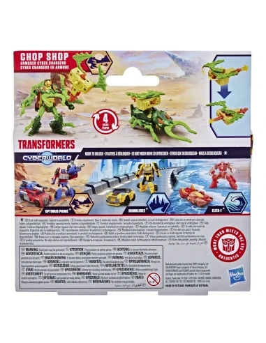 Figura TRA CYBERWORLD Cyber Changers Blindados Chop Shop