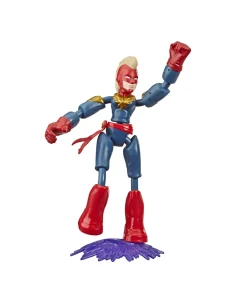 Figura de Acción Marvel Bend And Flex Capitana Marvel 15 Cm