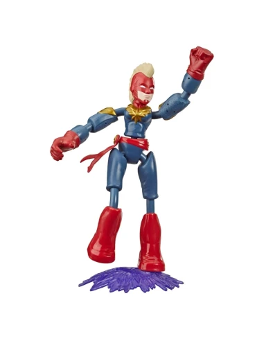 Figura de Acción Marvel Bend And Flex Capitana Marvel 15 Cm