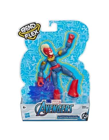 Figura de Acción Marvel Bend And Flex Capitana Marvel 15 Cm