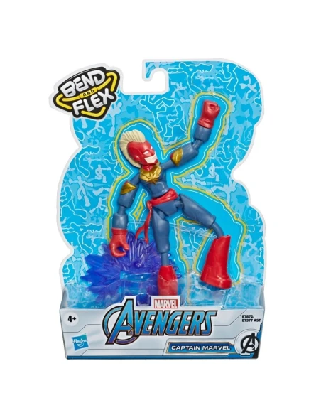 Figura de Acción Marvel Bend And Flex Capitana Marvel 15 Cm