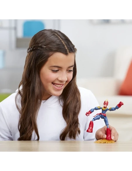 Figura de Acción Marvel Bend And Flex Capitana Marvel 15 Cm