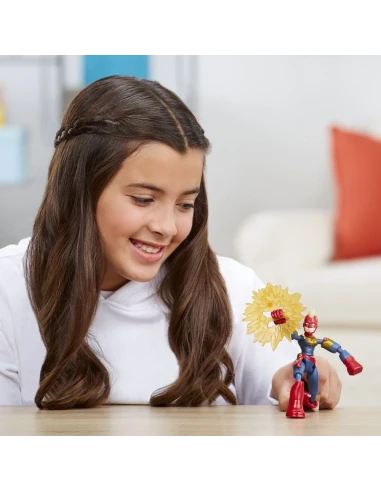 Figura de Acción Marvel Bend And Flex Capitana Marvel 15 Cm