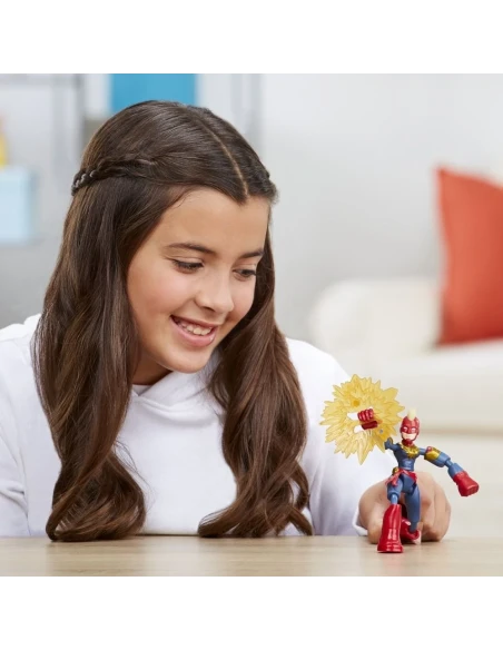 Figura de Acción Marvel Bend And Flex Capitana Marvel 15 Cm