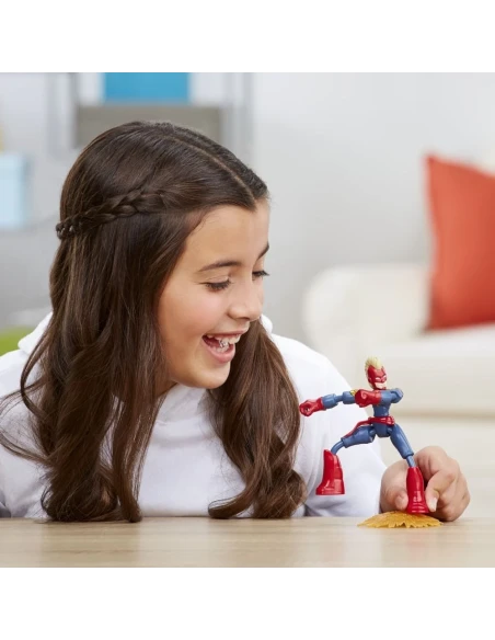 Figura de Acción Marvel Bend And Flex Capitana Marvel 15 Cm