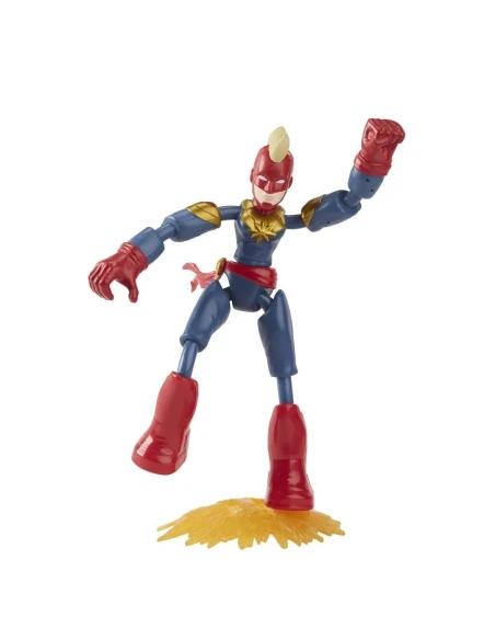 Figura de Acción Marvel Bend And Flex Capitana Marvel 15 Cm