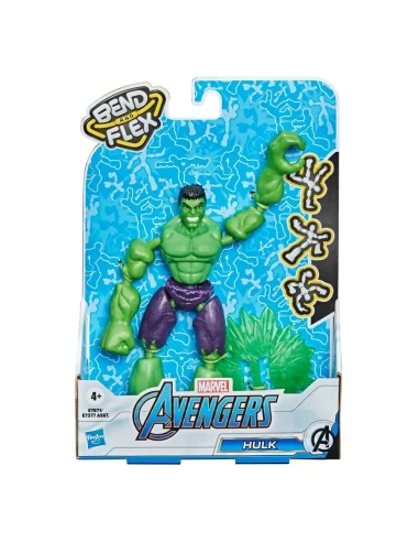 Figura de Acción Marvel Bend And Flex Hulk 15 Cm
