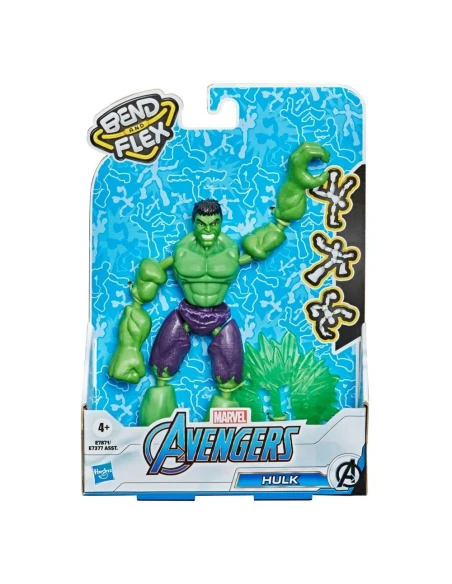 Figura de Acción Marvel Bend And Flex Hulk 15 Cm