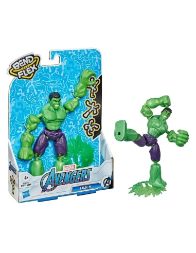 Figura de Acción Marvel Bend And Flex Hulk 15 Cm