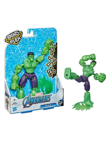 Figura de Acción Marvel Bend And Flex Hulk 15 Cm