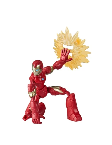 Figura de Acción Marvel Bend And Flex Iron Man 15 Cm