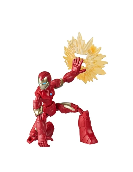 Figura de Acción Marvel Bend And Flex Iron Man 15 Cm