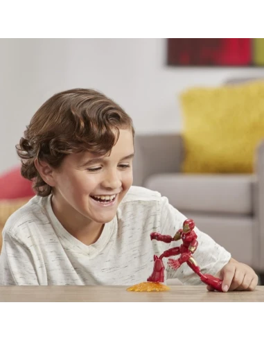 Figura de Acción Marvel Bend And Flex Iron Man 15 Cm
