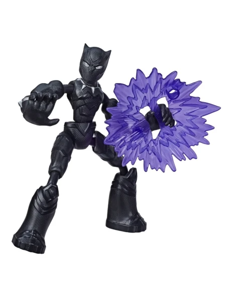 Figura de Acción Marvel Bend And Flex Black Panther 15 Cm