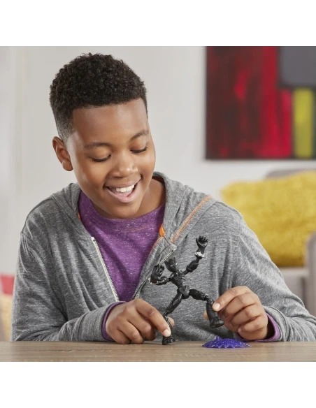 Figura de Acción Marvel Bend And Flex Black Panther 15 Cm