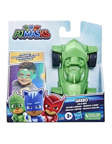 Vehiculo Pj Masks Antifaz Incorporada Gekko