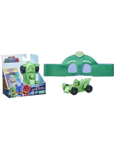 Vehiculo Pj Masks Antifaz Incorporada Gekko