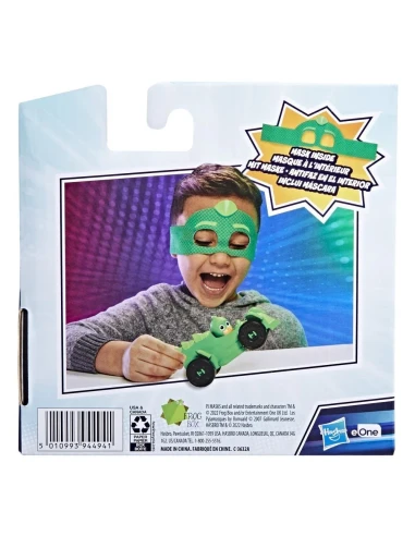 Vehiculo Pj Masks Antifaz Incorporada Gekko