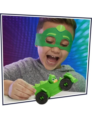 Vehiculo Pj Masks Antifaz Incorporada Gekko
