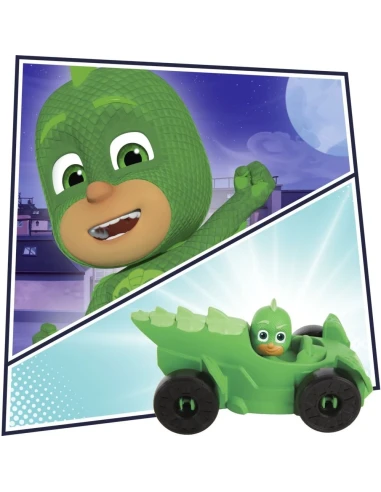 Vehiculo Pj Masks Antifaz Incorporada Gekko