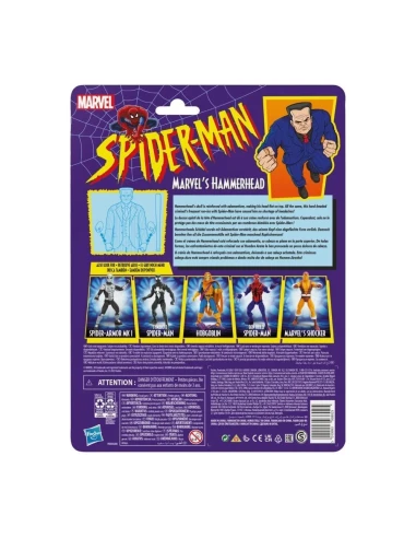 Figura de Acción Spider-Man Legends Series Hammerhead 15 Cm