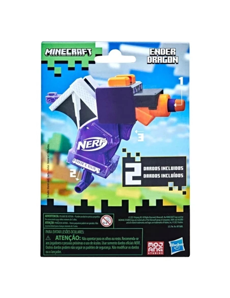 Lanzador Nerf Minecraft Ender Dragon