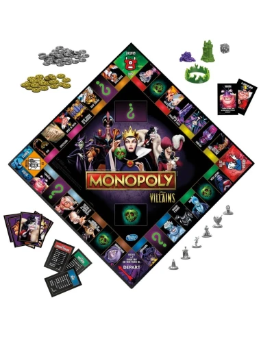 Juego de Mesa Monopoly Disney Villains