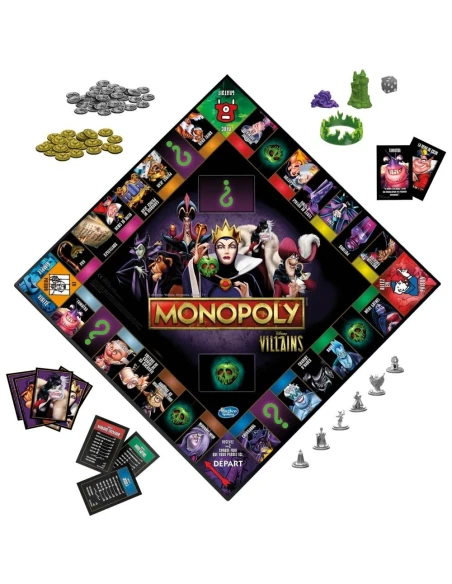 Juego de Mesa Monopoly Disney Villains