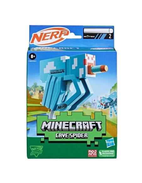 Lanzador Nerf Minecraft Cave Spider