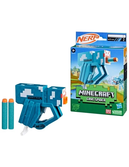 Lanzador Nerf Minecraft Cave Spider