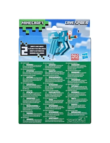 Lanzador Nerf Minecraft Cave Spider