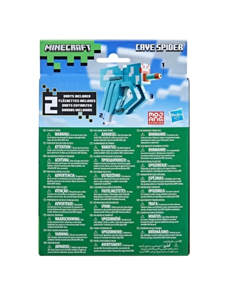 Lanzador Nerf Minecraft Cave Spider