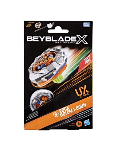 Kit Inicial de Tops Beyblade X Rock Golem
