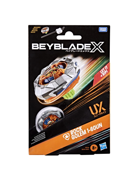 Kit Inicial de Tops Beyblade X Rock Golem