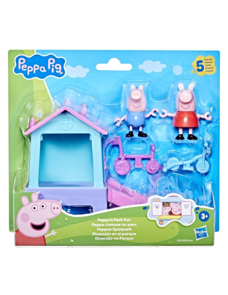 Set de Juego Peppa Pig 2 Figuras y 3 Accesorios