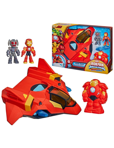 Figura de Acción Iron Friends Iron Jet y Armadura Gigantes