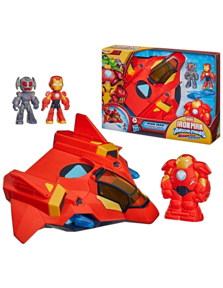 Figura de Acción Iron Friends Iron Jet y Armadura Gigantes