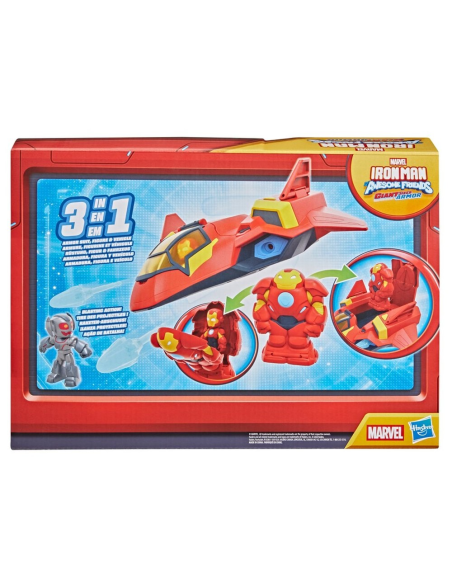 Figura de Acción Iron Friends Iron Jet y Armadura Gigantes