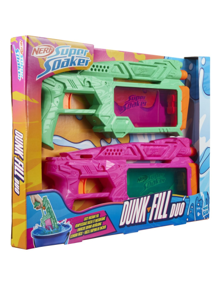 Lanzador de Agua Super Soaker Dunk Fill Duo