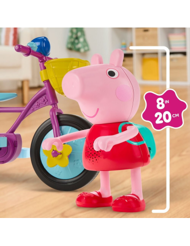Set de Juego Peppa Pig Interactiva y Bicicleta