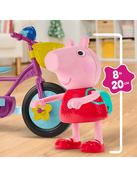 Set de Juego Peppa Pig Interactiva y Bicicleta