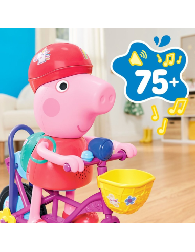 Set de Juego Peppa Pig Interactiva y Bicicleta