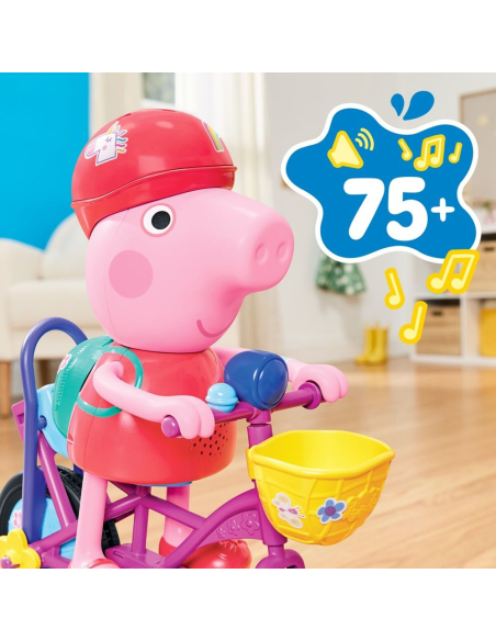 Set de Juego Peppa Pig Interactiva y Bicicleta