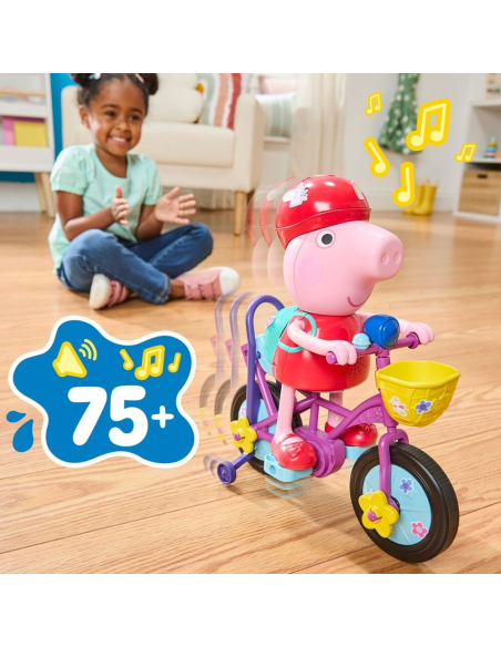 Set de Juego Peppa Pig Interactiva y Bicicleta