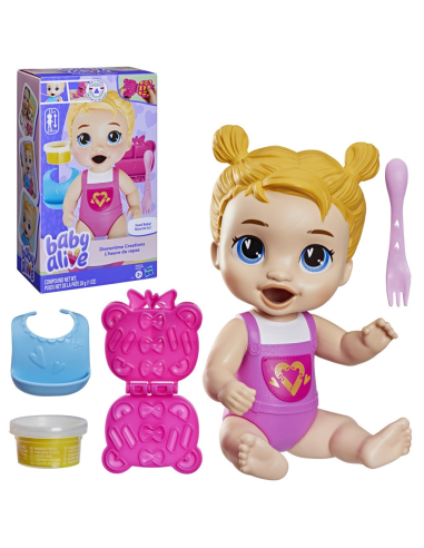 Muñeca Baby Alive Dinnertime Creations Cabello Rubio
