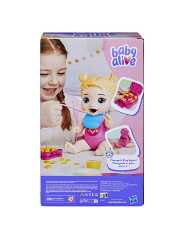Muñeca Baby Alive Dinnertime Creations Cabello Rubio