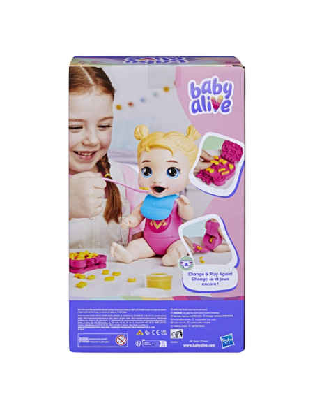 Muñeca Baby Alive Dinnertime Creations Cabello Rubio