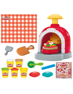 Set de Masas Moldeables Play-Doh Pizzas Sella y Gira 2