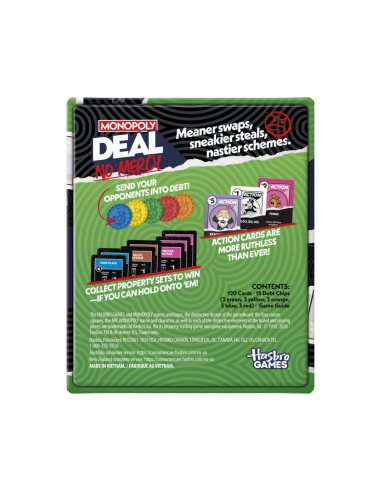 Juego de Mesa Hasbro Gaming Cartas Monopoly Deal No Mercy