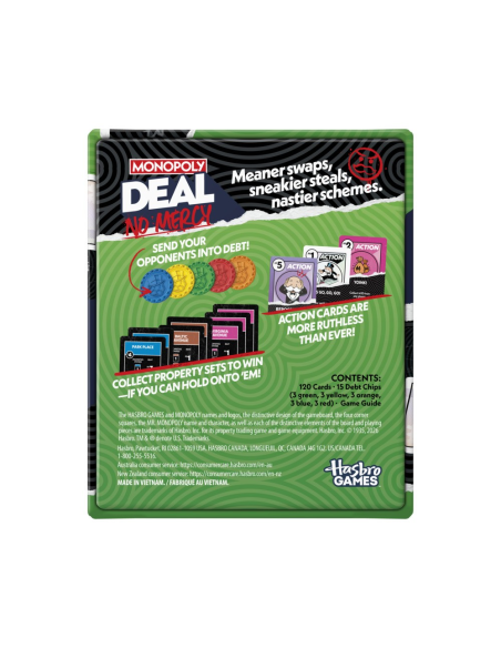 Juego de Mesa Hasbro Gaming Cartas Monopoly Deal No Mercy